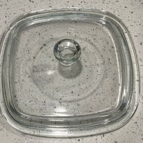 Corningware White Casserole RARE 1Qt Cornflower P-7-C lid 32 1960’s Made in USA - Picture 8 of 12